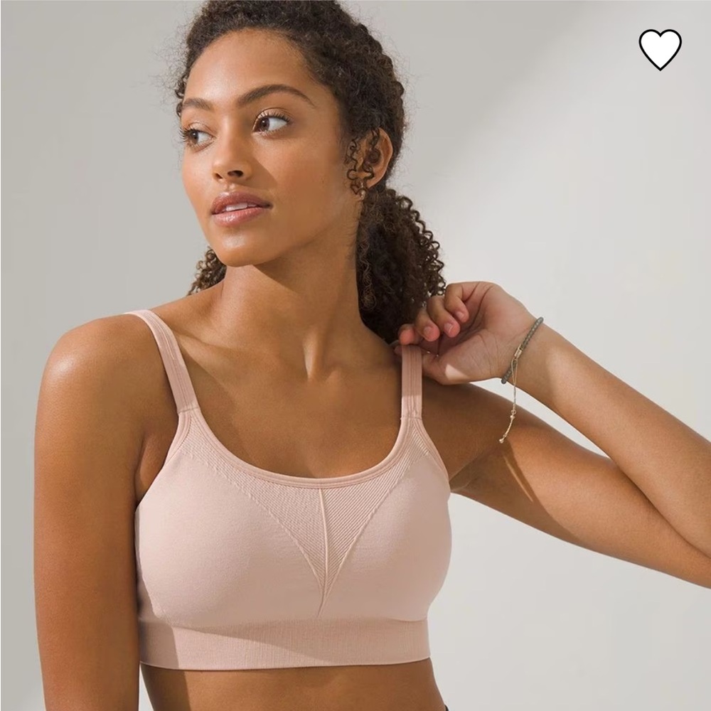 Soma Sport Seamless Ballet Back Sports Bra in beige XXL with removable pads